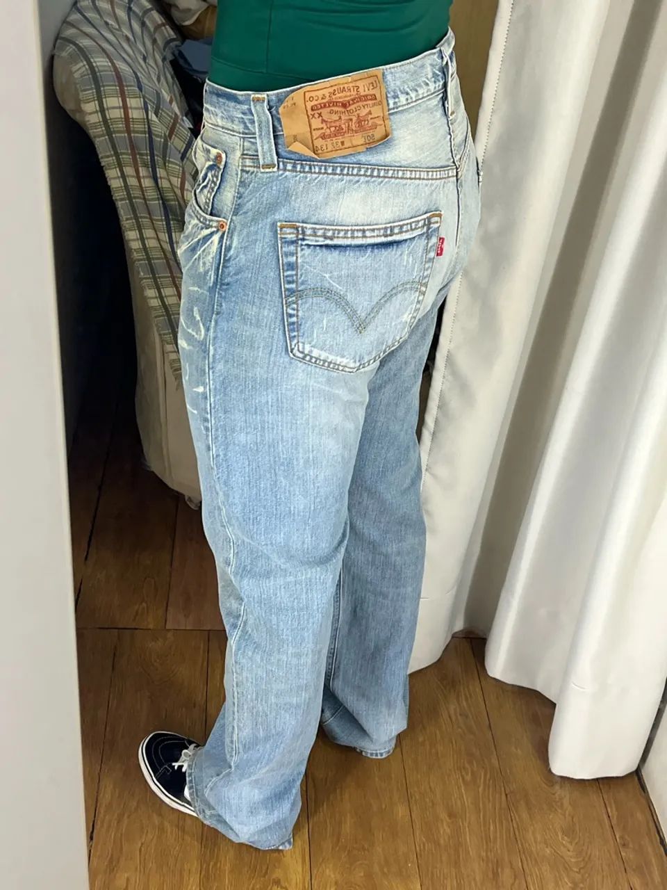 CALÇA LEVI?S 501 RETA N°42 - Foto 3