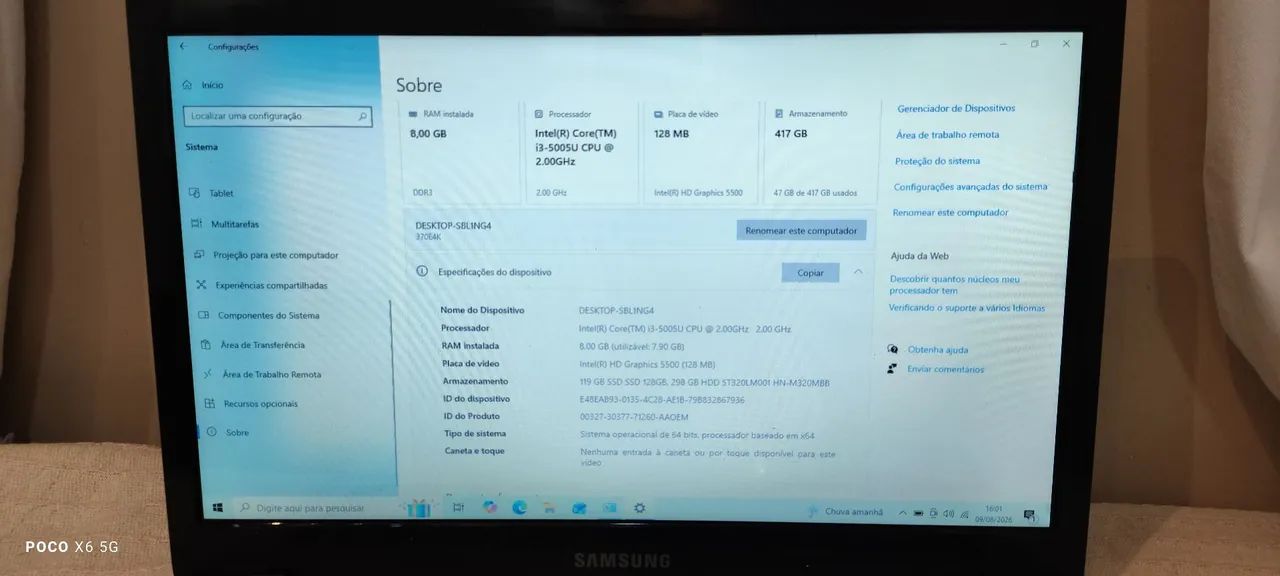 Notebook Samsung NP370E4K - Foto 4