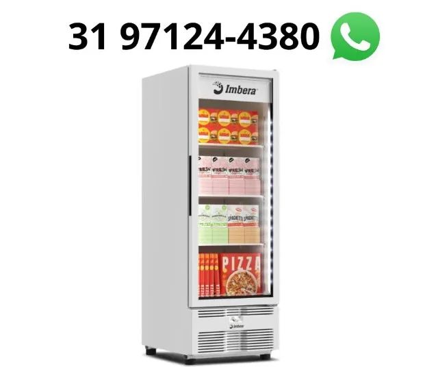 Freezer Vertical Porta de Vidro 597L Imbera