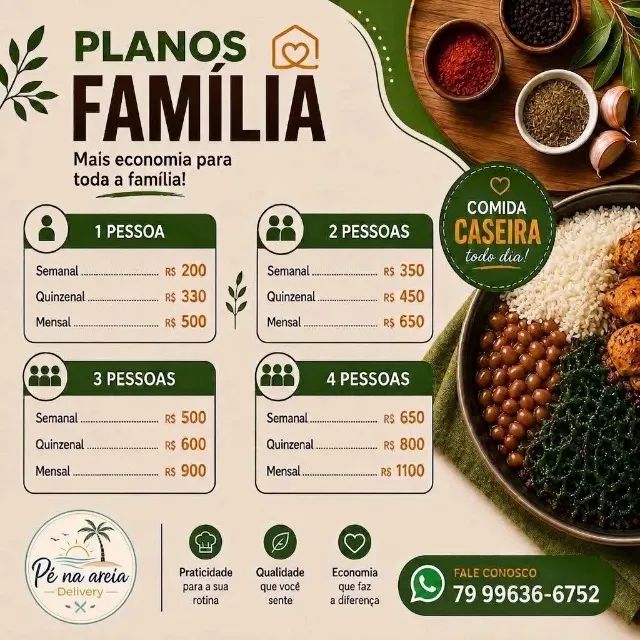 Restaurante Pé na areia Delivery - Trabalhamos com Marmitas - Foto 2