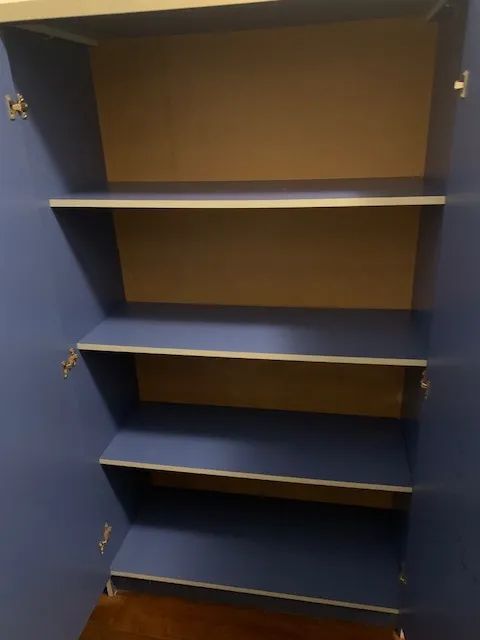 Armário Multiuso azul com prateleiras - Foto 2