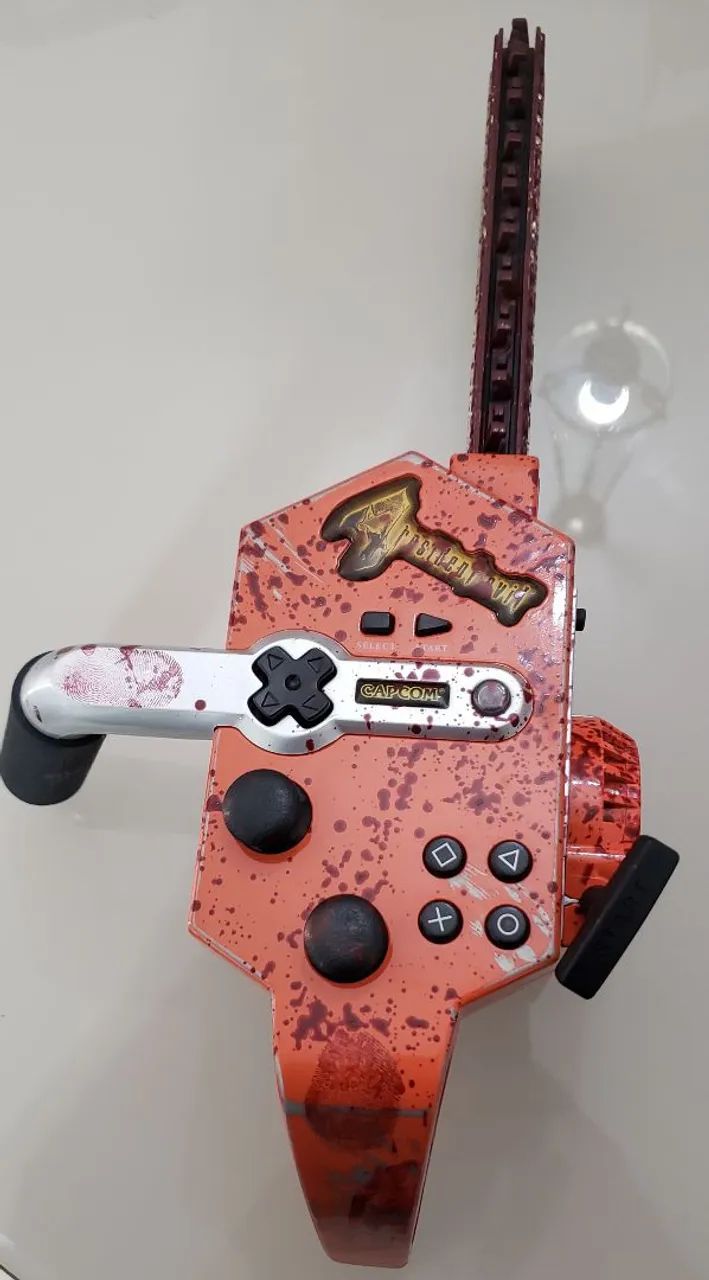 Controle Chainsaw Resident Evil PS2 - Foto 5