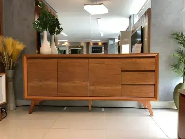 Buffet Vertex 3 Portas 1,80m 100% MDF  Produto Novo!! Pronta Entrega!!