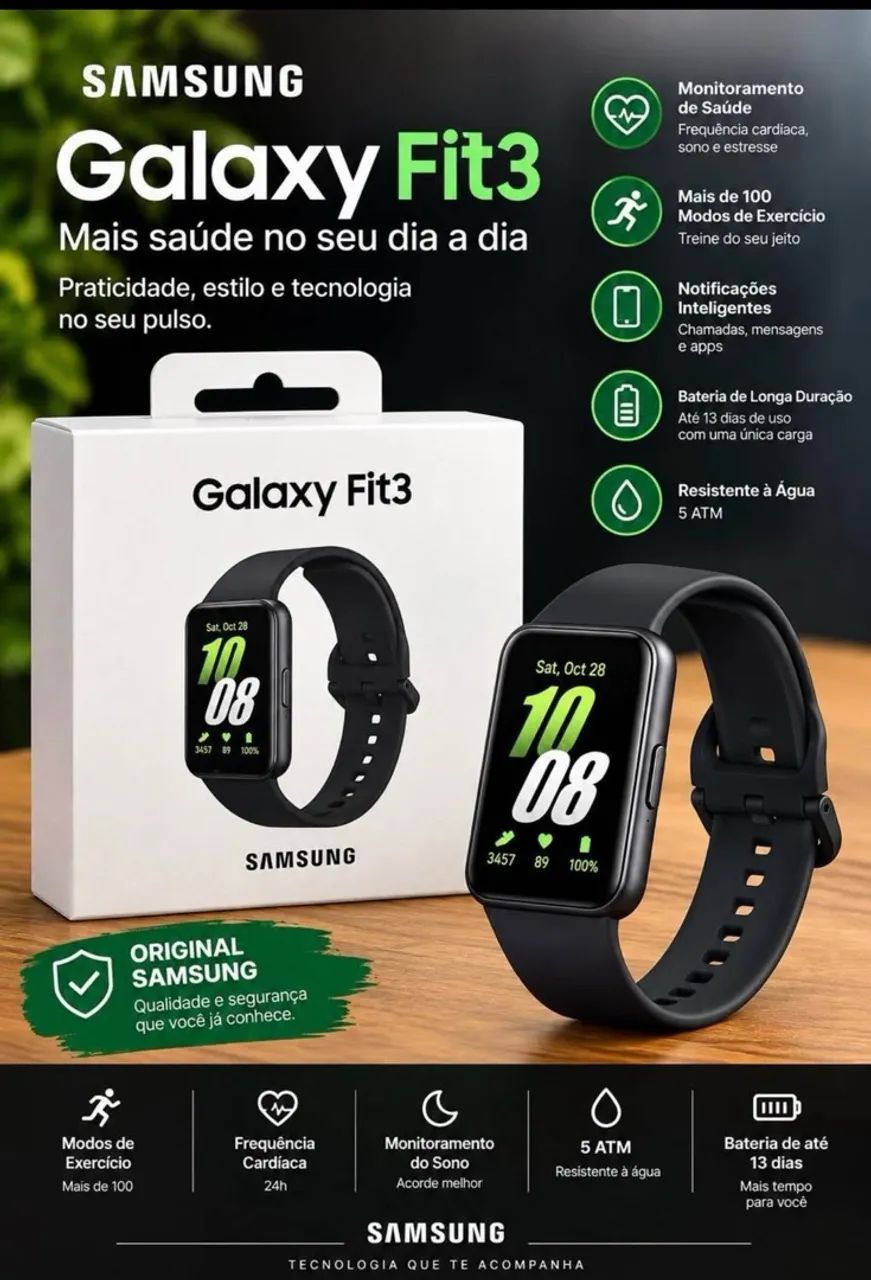 Relógio Samsung Galaxy Fit 3