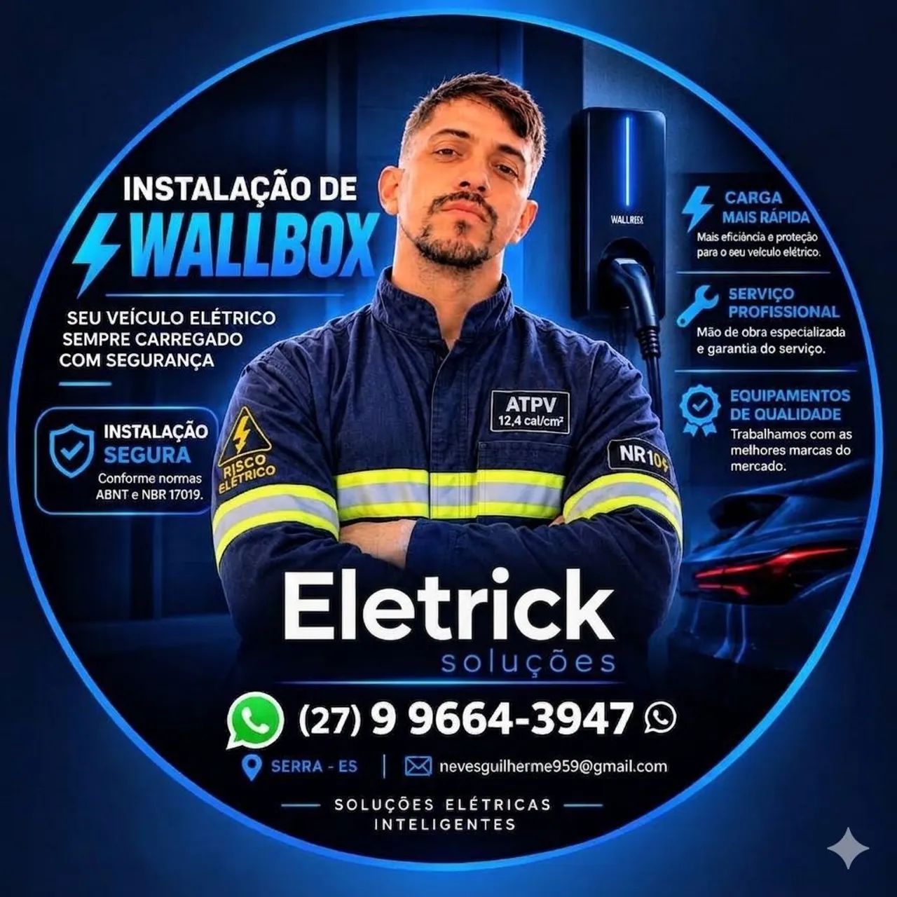 Instalação de wallbox e elétrica em geral 