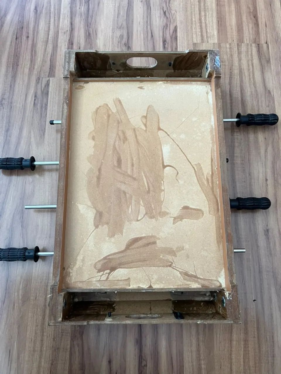 Pebolim de mesa em madeira - Foto 3