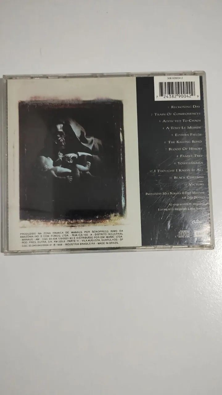 CD Megadeth Youthanasia - Foto 2