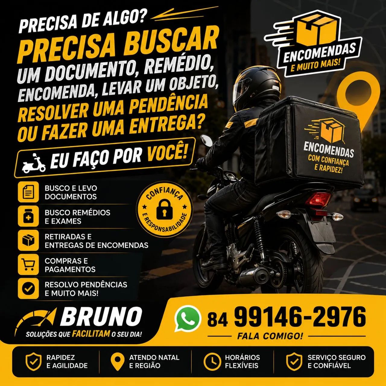 Motoboy Particular | Entregas e Serviços Rápidos - Foto 2