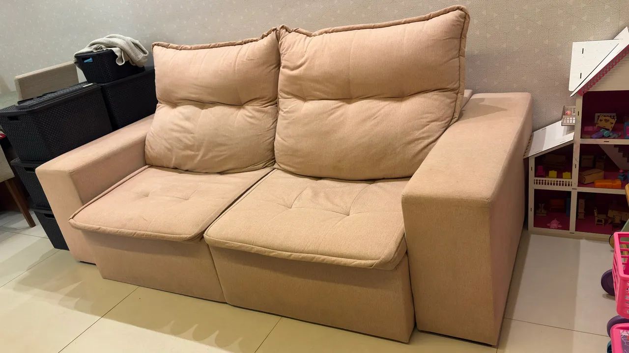 Vendo Sofá Retrátil e Reclinável  - Foto 2