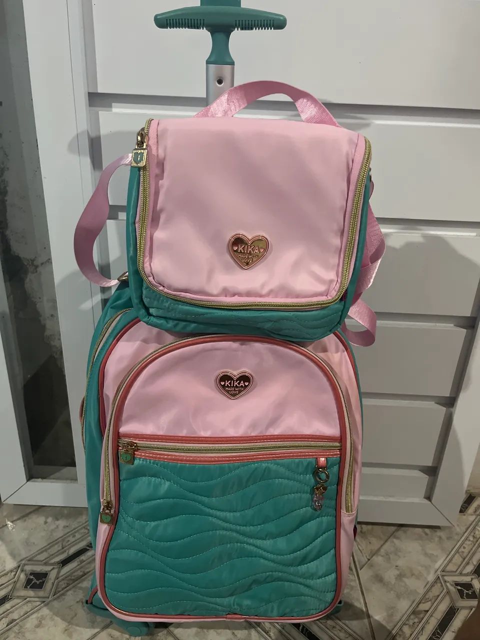 Mochila escolar rodinha - Foto 2