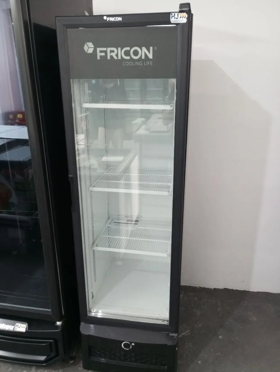 NZ. Freezer vertical 284 L porta de vidro FRICON 