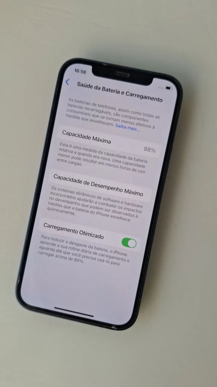 iPhone 12 Azul 64GB - Impecável + Saúde da Bateria 88% + Caixa