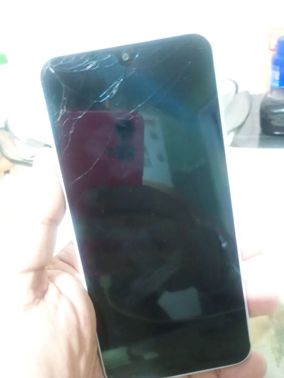 Samsung A14 com Tela Trincada - Acompanha caixa e Carregador. Funcionando normalmente  - Foto 4