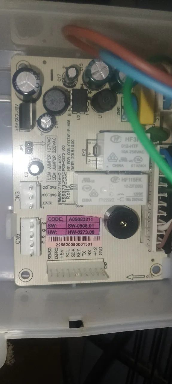 Placa de geladeira 