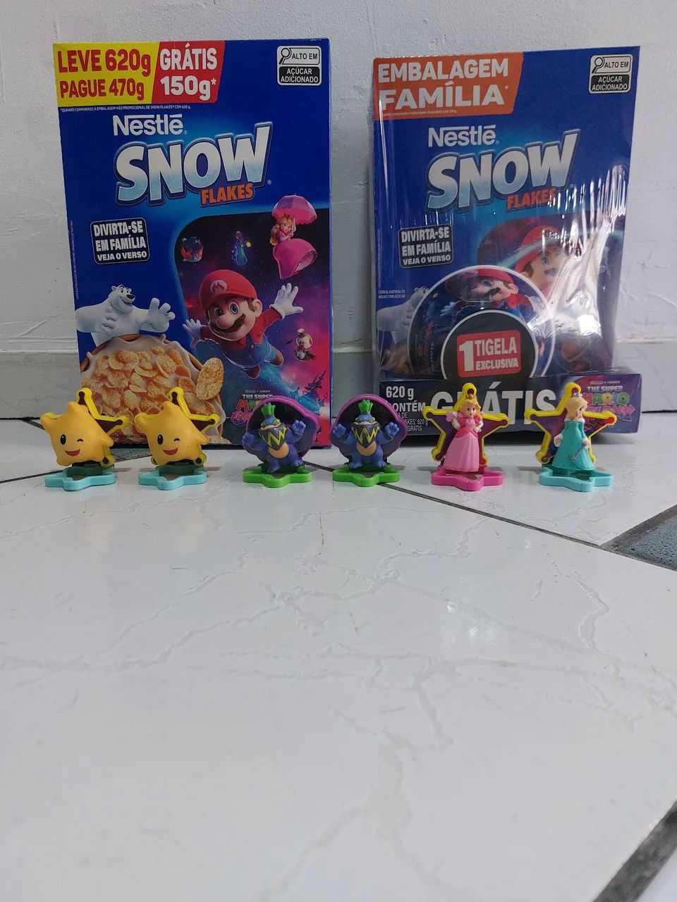 Mario Bros brindes a venda
