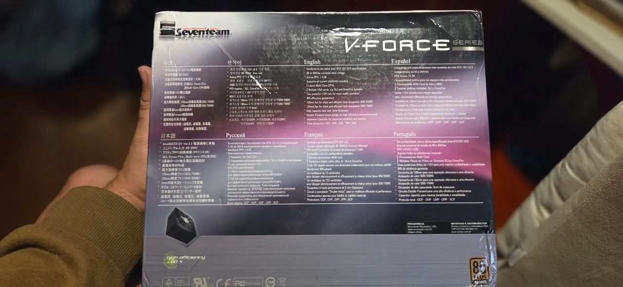 Fonte seventeam 850w - Foto 2