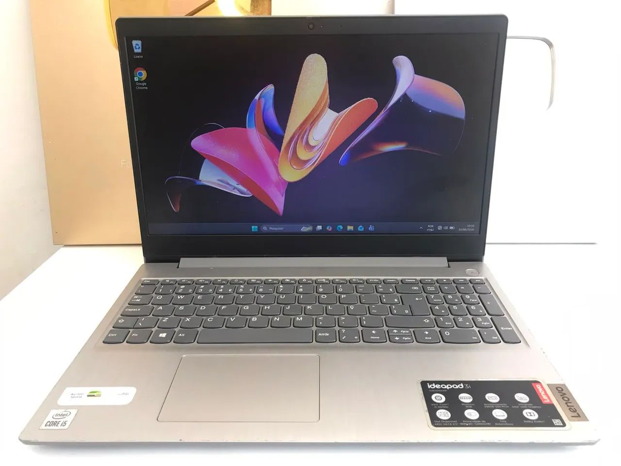 Notebook da Lenovo i5 10 geração 8gb SSD 256gb com garantia e