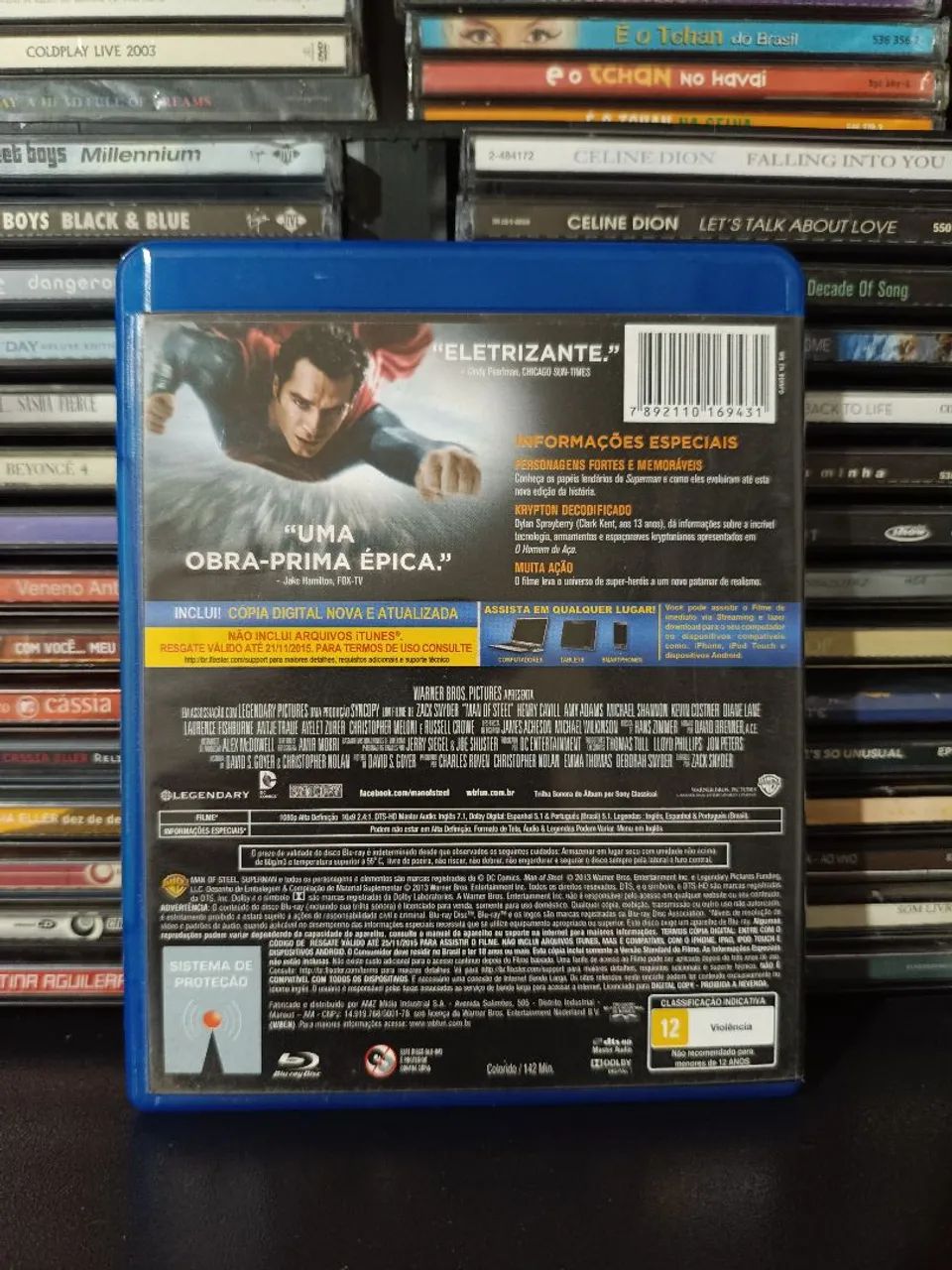 Lote Blu-ray DC - O Homem de Aço e Batman Vs Superman - Foto 4