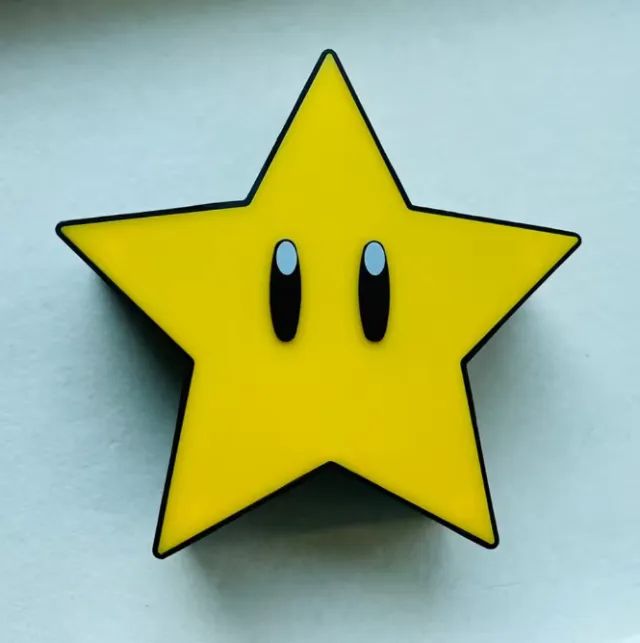 Luminaria Estrela do Mario Bros - Nintendo - Estrela com Luz e Com SOM - Star Light and So - Foto 5
