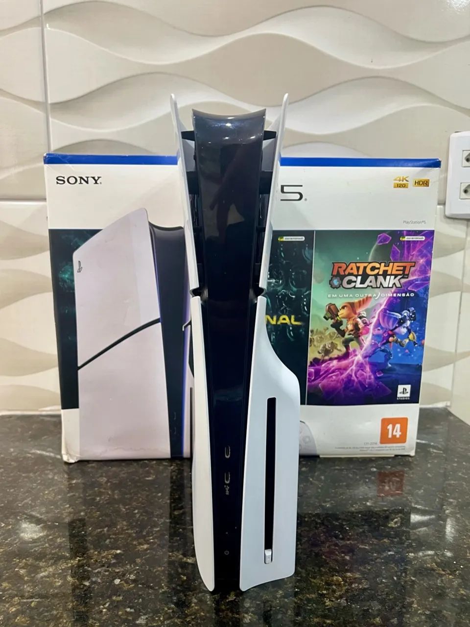 PS5 SLIM COM LEITOR DE DISCO E JOGOS - Foto 4