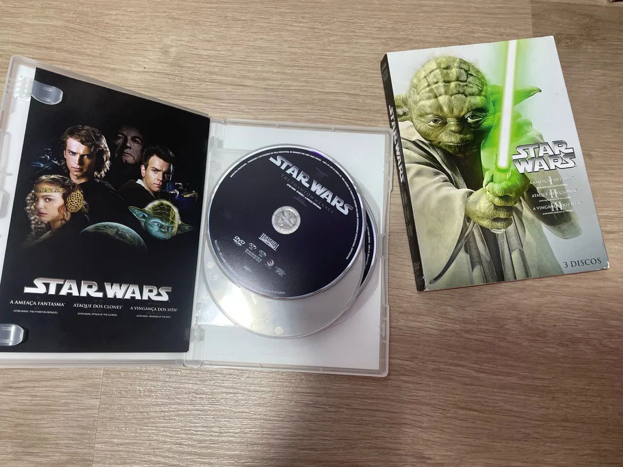 Kit Star Wars 2 Boxes (Episódios I ao VI) - 7 DVDs - Original - Foto 5