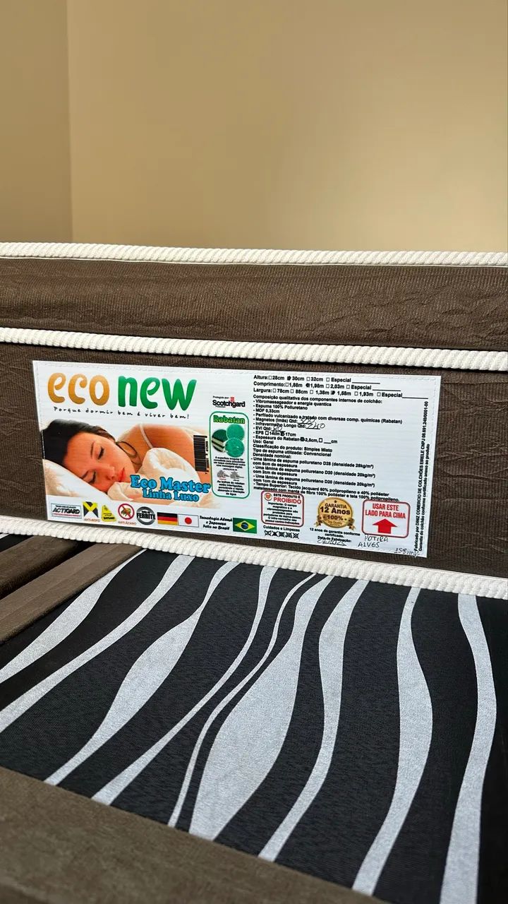 Cama com massagem bau box bi partido - Foto 4