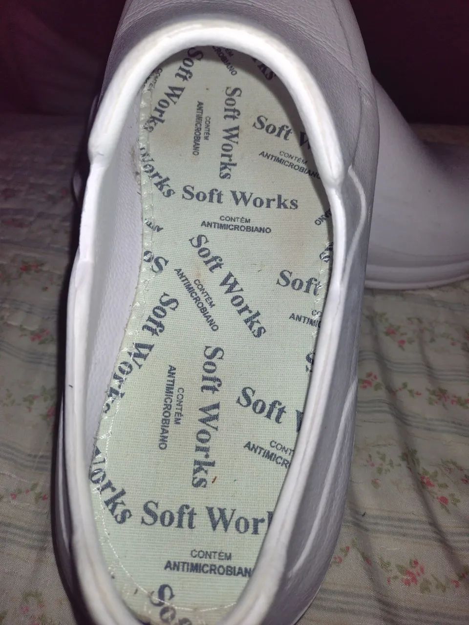 Sapatos Branco Marca Soft Works - Foto 3