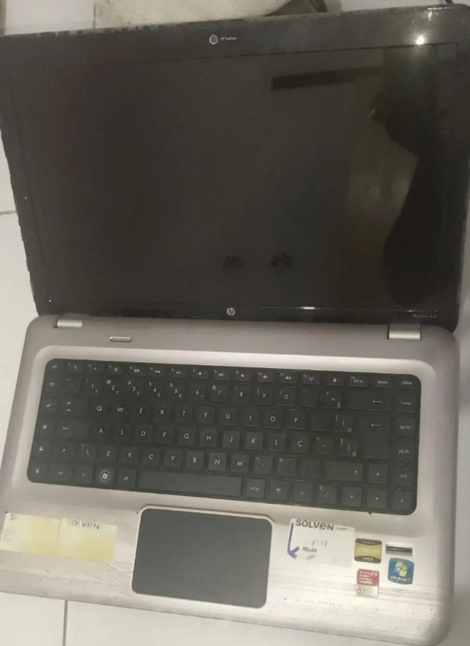 Notebook Hp Pavilion dv6 - com defeito