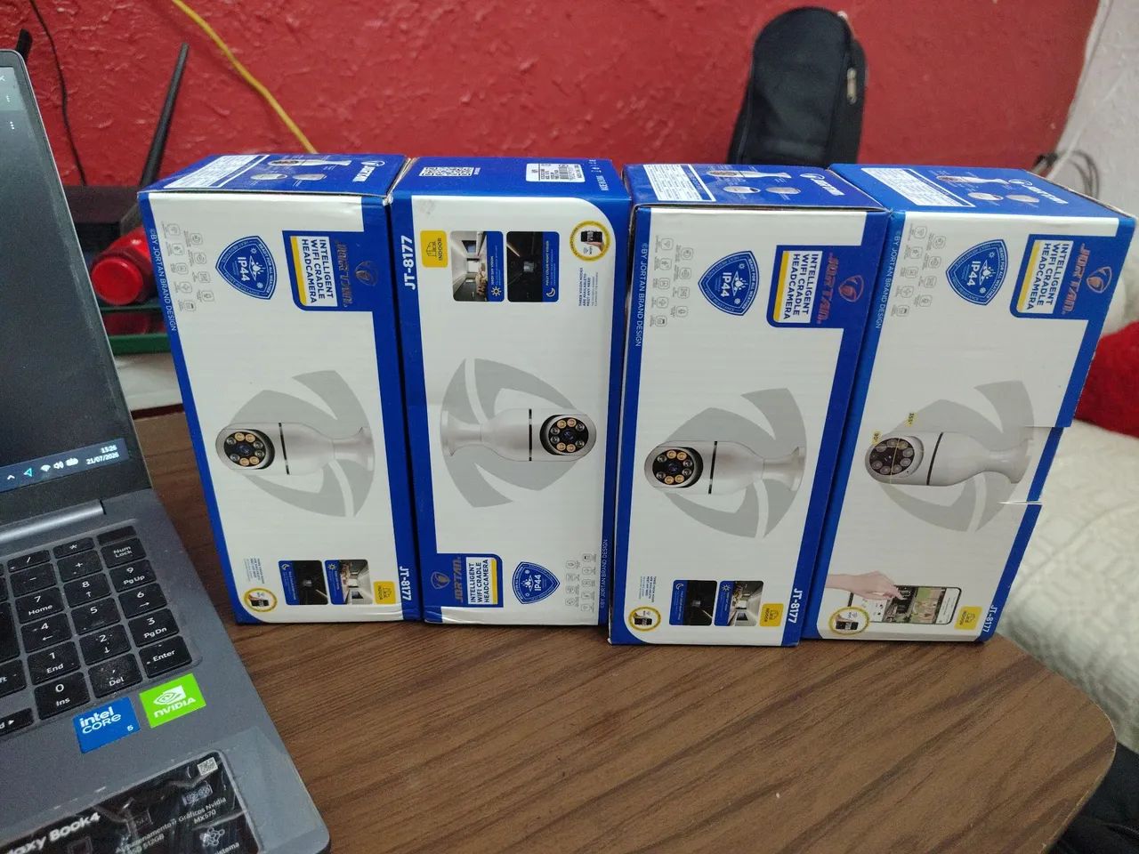 4 câmeras IP Yoosee 
