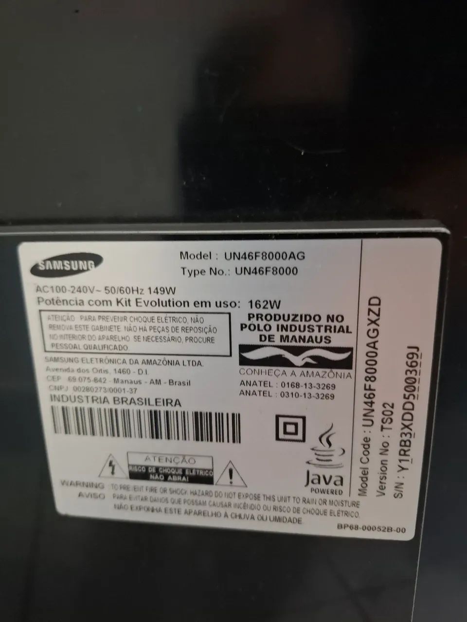 Tv Samsung 46 F 8000 - Foto 5