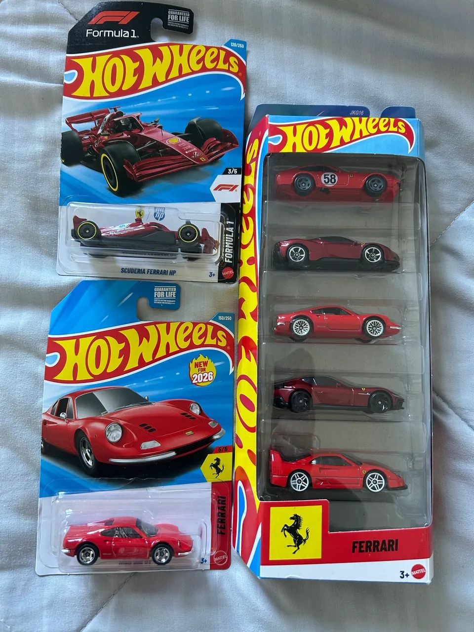 Kit Miniaturas HotWheels Ferrari