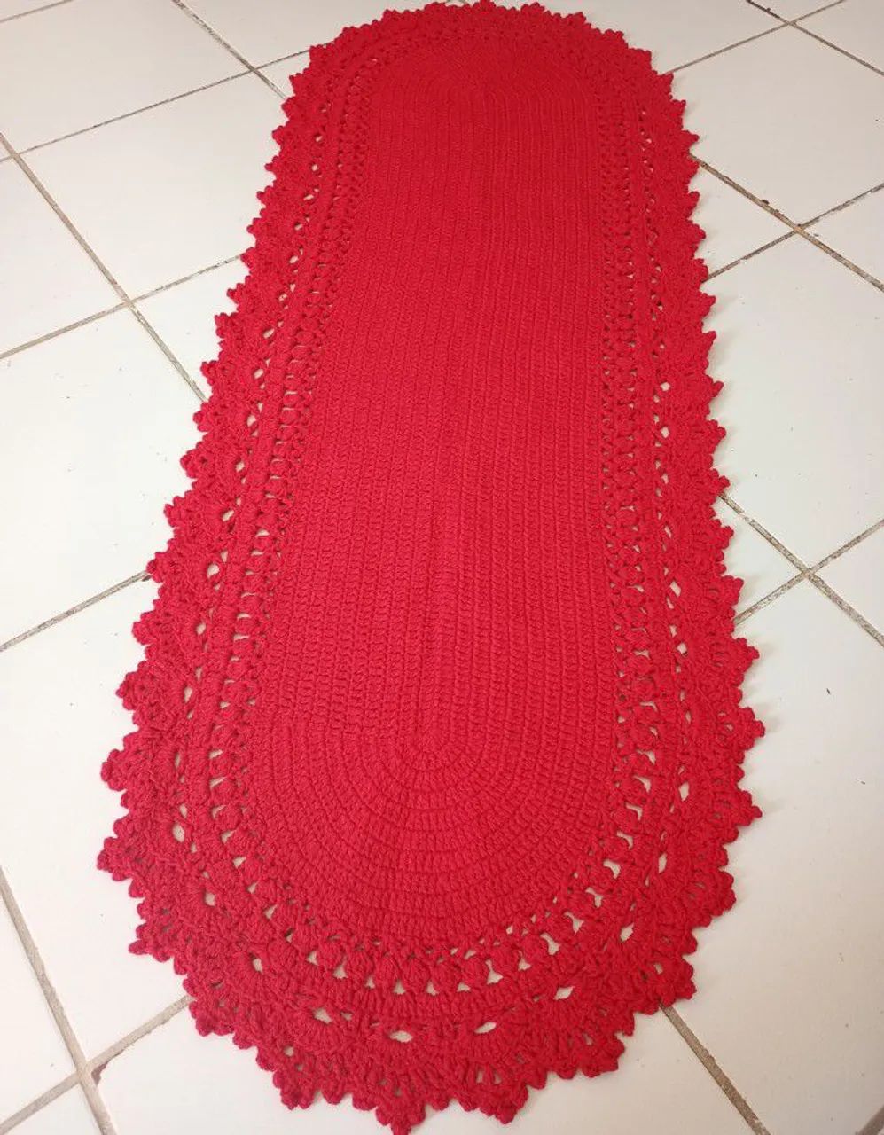 Passadeira de crochê 