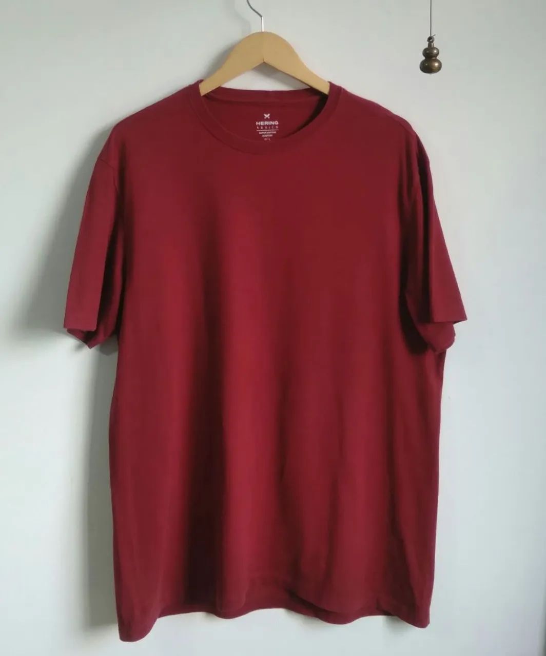 Camiseta Bordô Hering Tam G