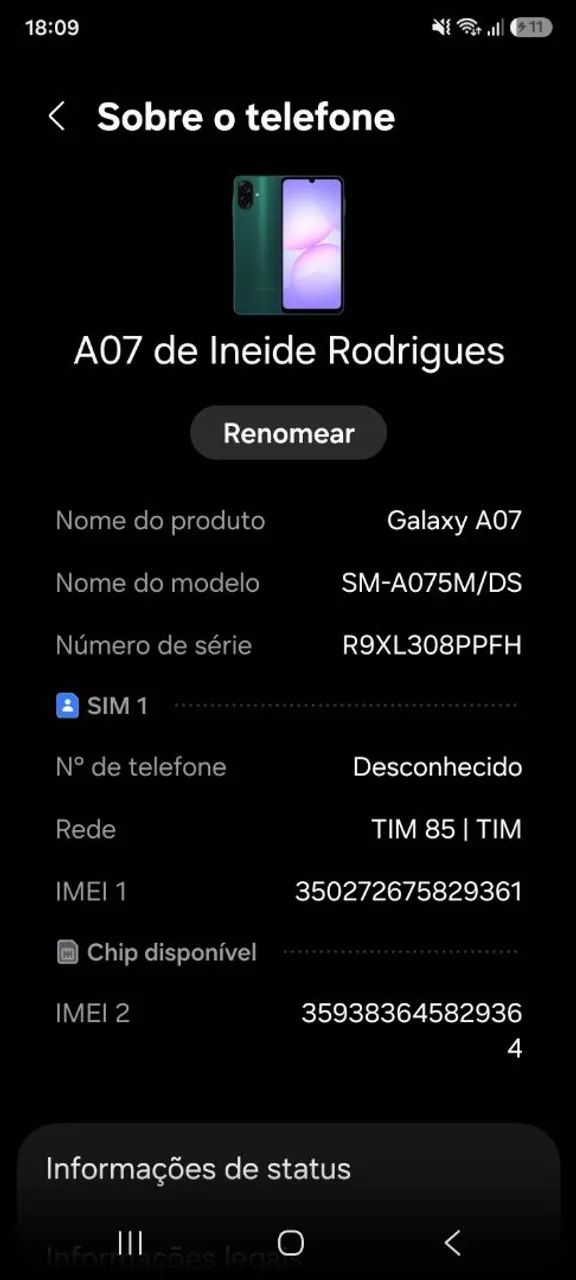 Samsung Galaxy A07 (SM-A075M/DS). - Foto 2