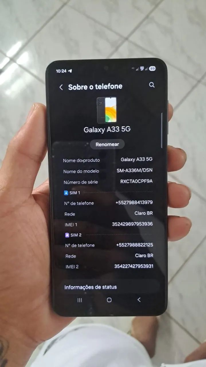 Samsung A33 5g V/Troco - Foto 3