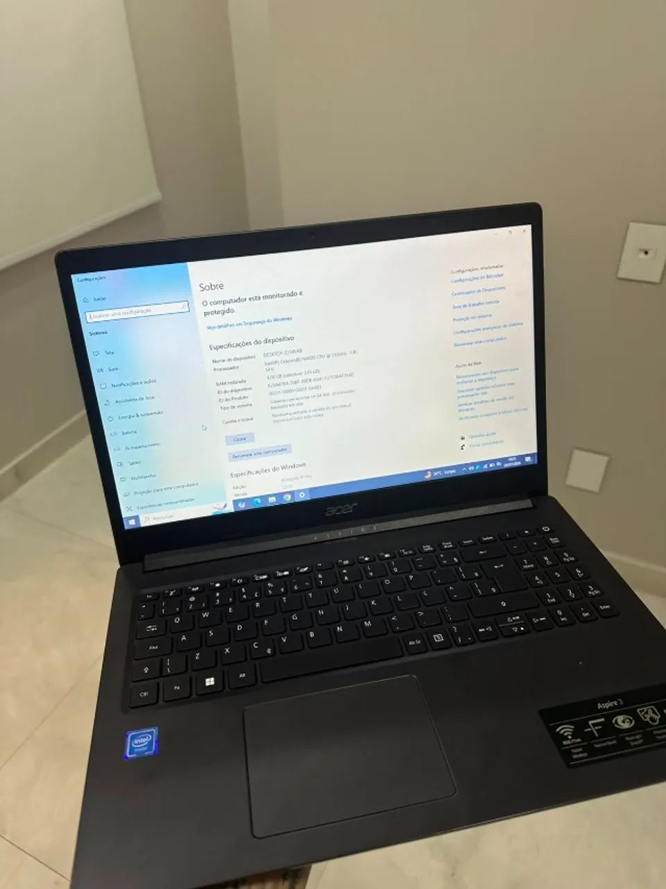 Notebook Acer Aspire 3 Preto - Foto 2
