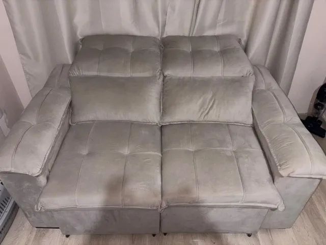SOFA CAMA DOIS LUGAR SEMI NOVO - Foto 4