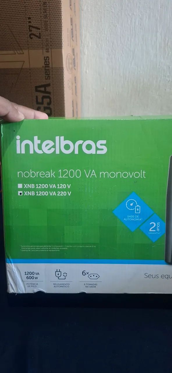 No-break 1200Va Monivolt intelbras  - Foto 2