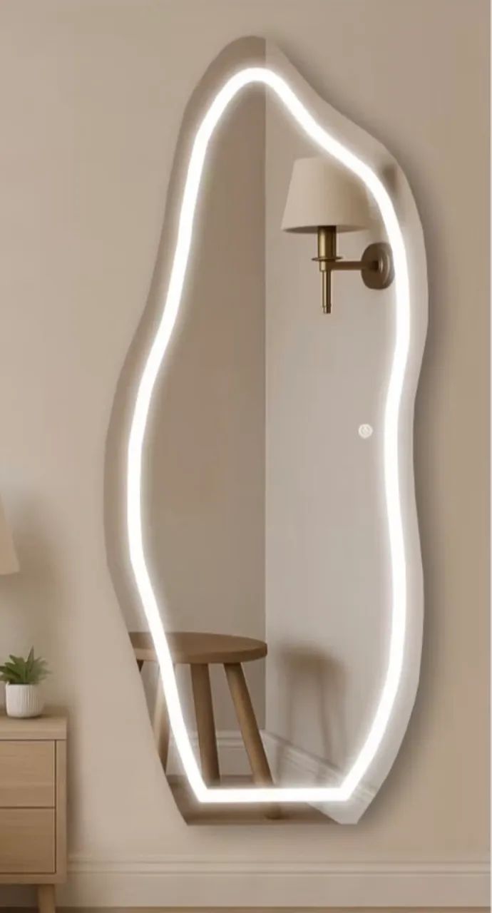 ESPELHO ORGÂNICO C LED TOUCH
