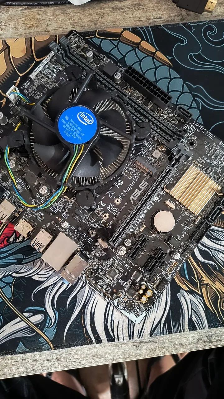 KIT GAME PLACA MAE ASUS H110M-E + I7 7700