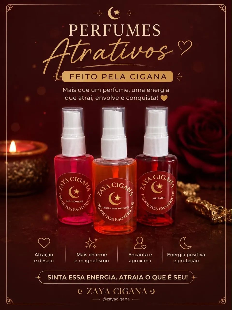 Perfume atrativo 