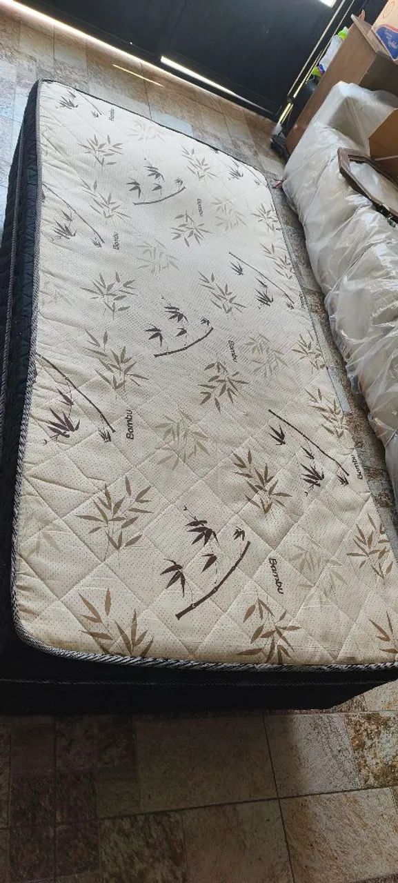 Cama box solteiro conjugado acompanha colchão  - Foto 2
