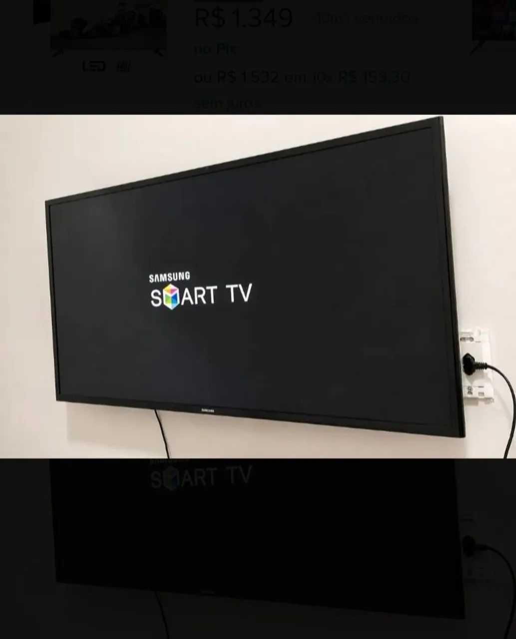 Tv smart Samsung 40 polegadas boa conservação 