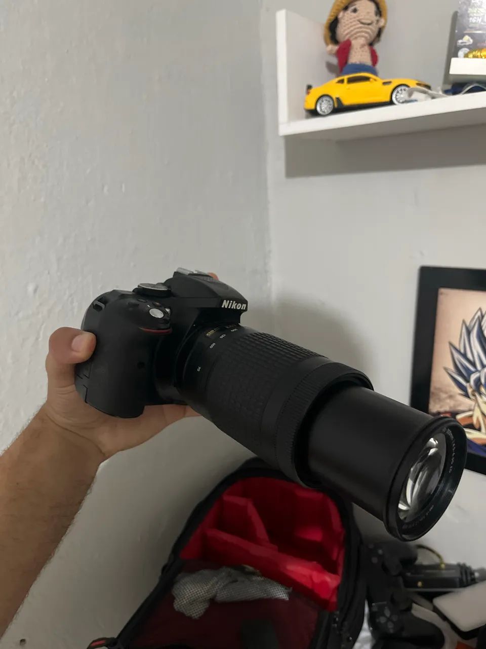 Câmera nikon d5300 + 70 - 300 af-p + 18-55 af-p + 50 milímetros sigma 
