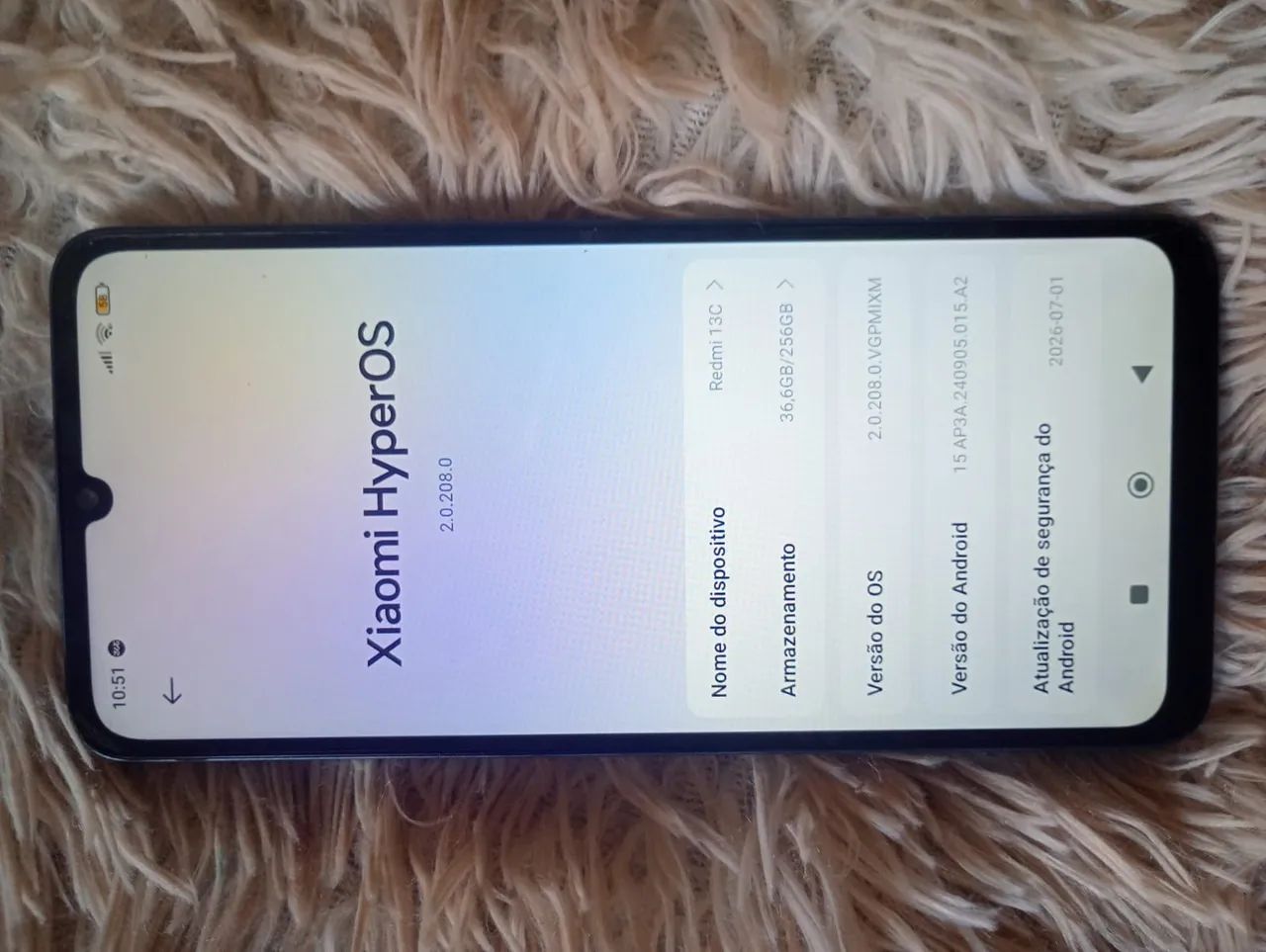 Vende-se celular Redmi 13 C - Foto 3