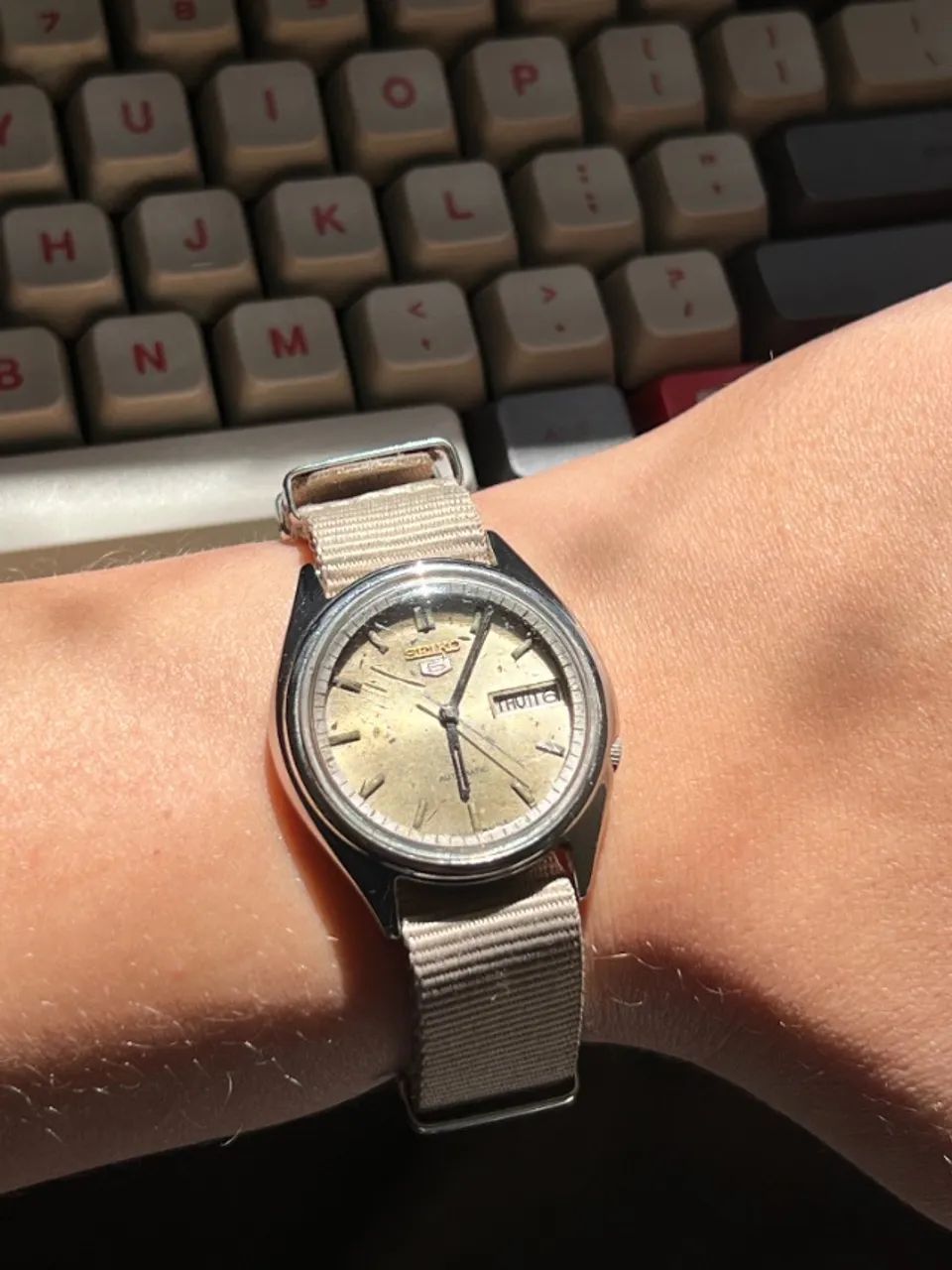 Relógio Seiko 5 Automático * Vintage + Pulseira Extra - Foto 3