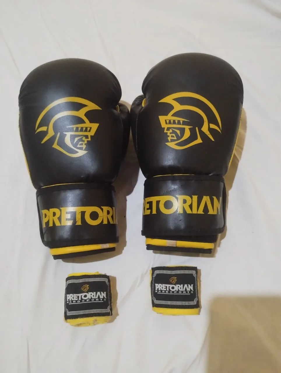 Luva de box proficional com bandagem