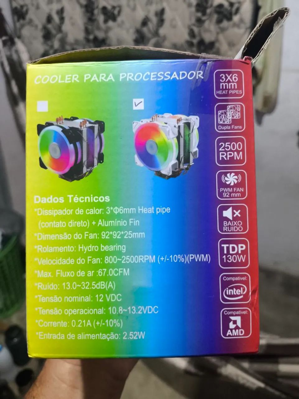 Kit placa mãe + processador + Air cooler - Foto 5