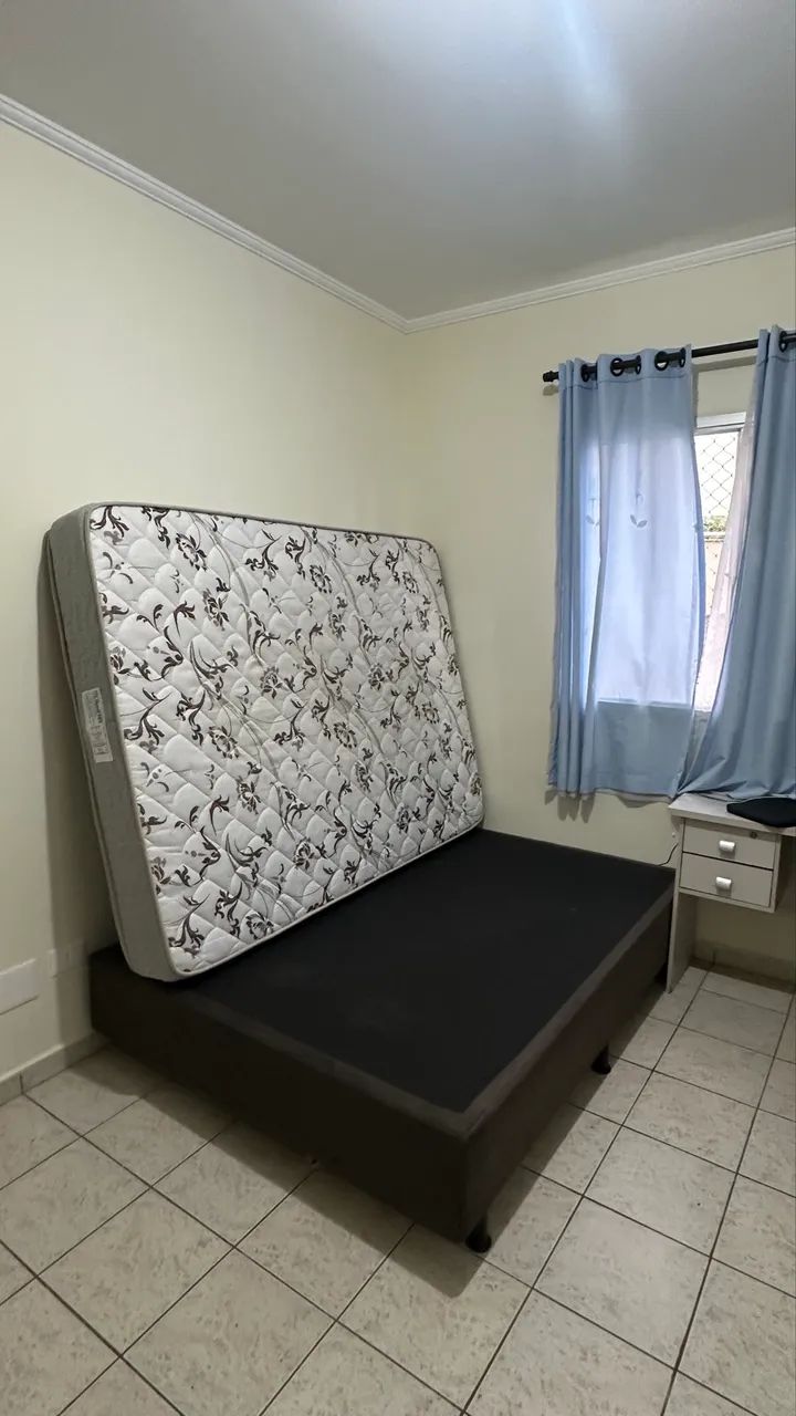 Cama box de casal praticamente nova  - Foto 4