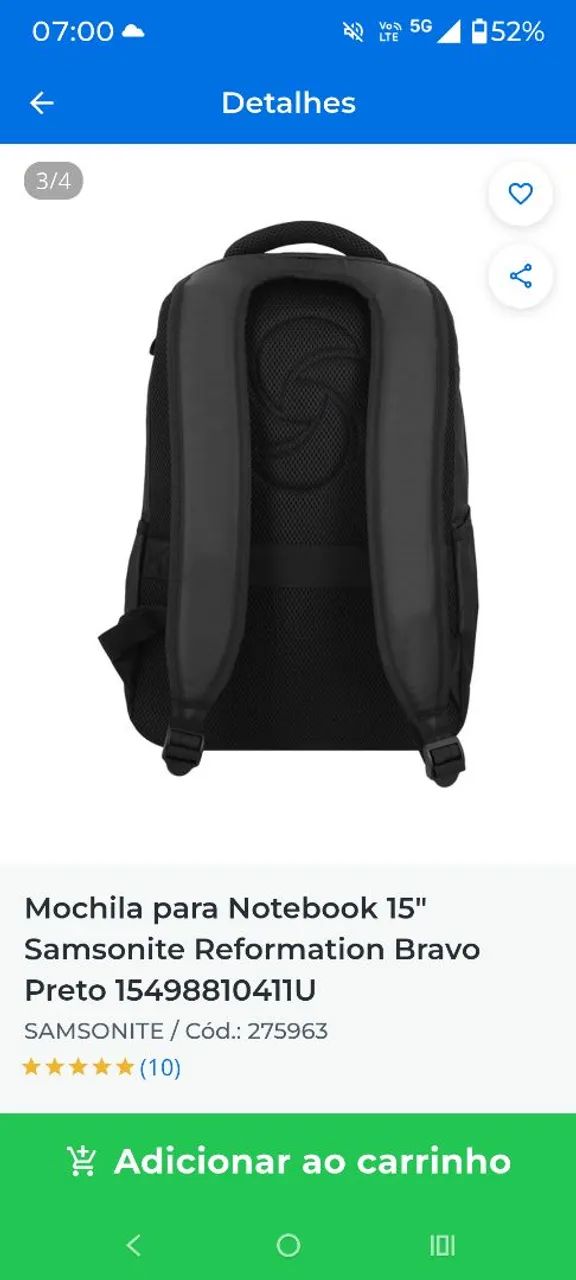 Mochila de Marca Sansonit Notebook e outros! - Foto 5